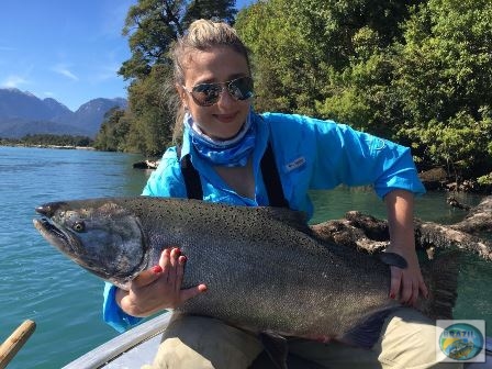 Fotos da pesca esportiva em Chaiten no Chile